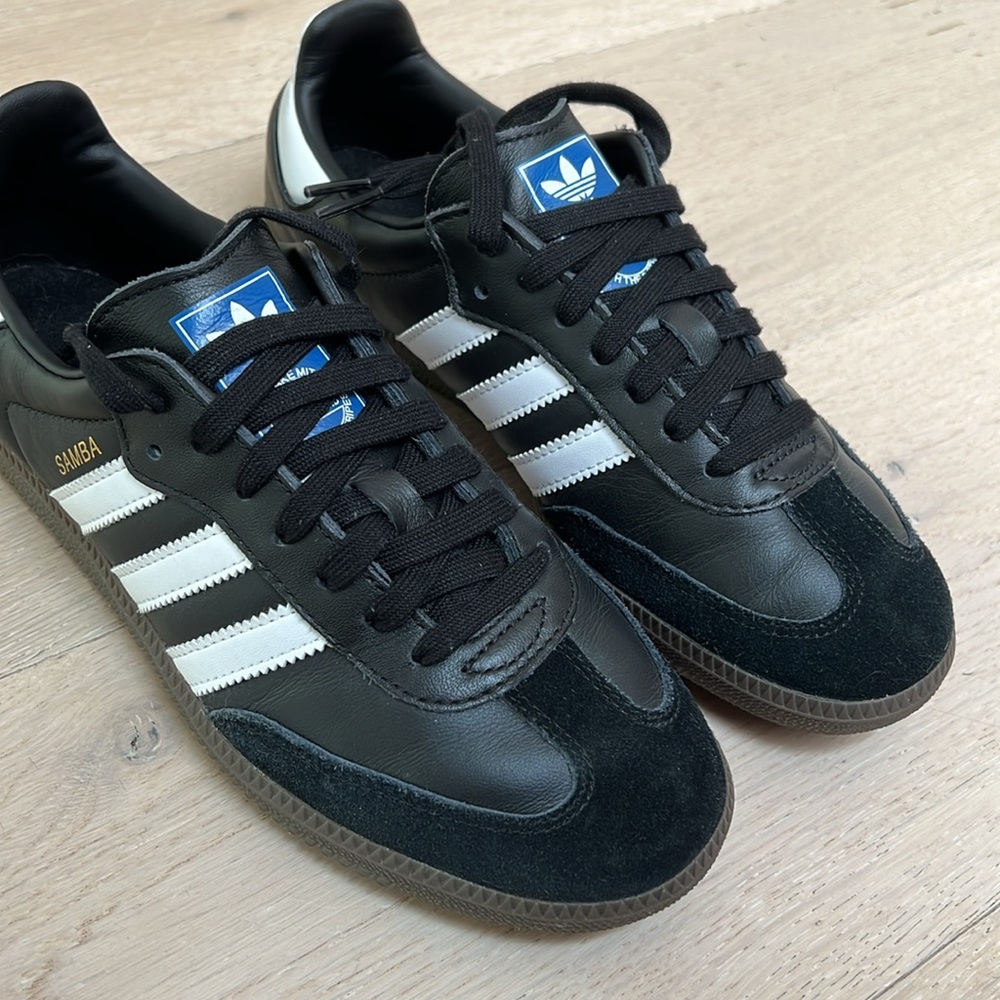 Adidas Unisex OG Black Samba Sneakers- Women’s 7.5